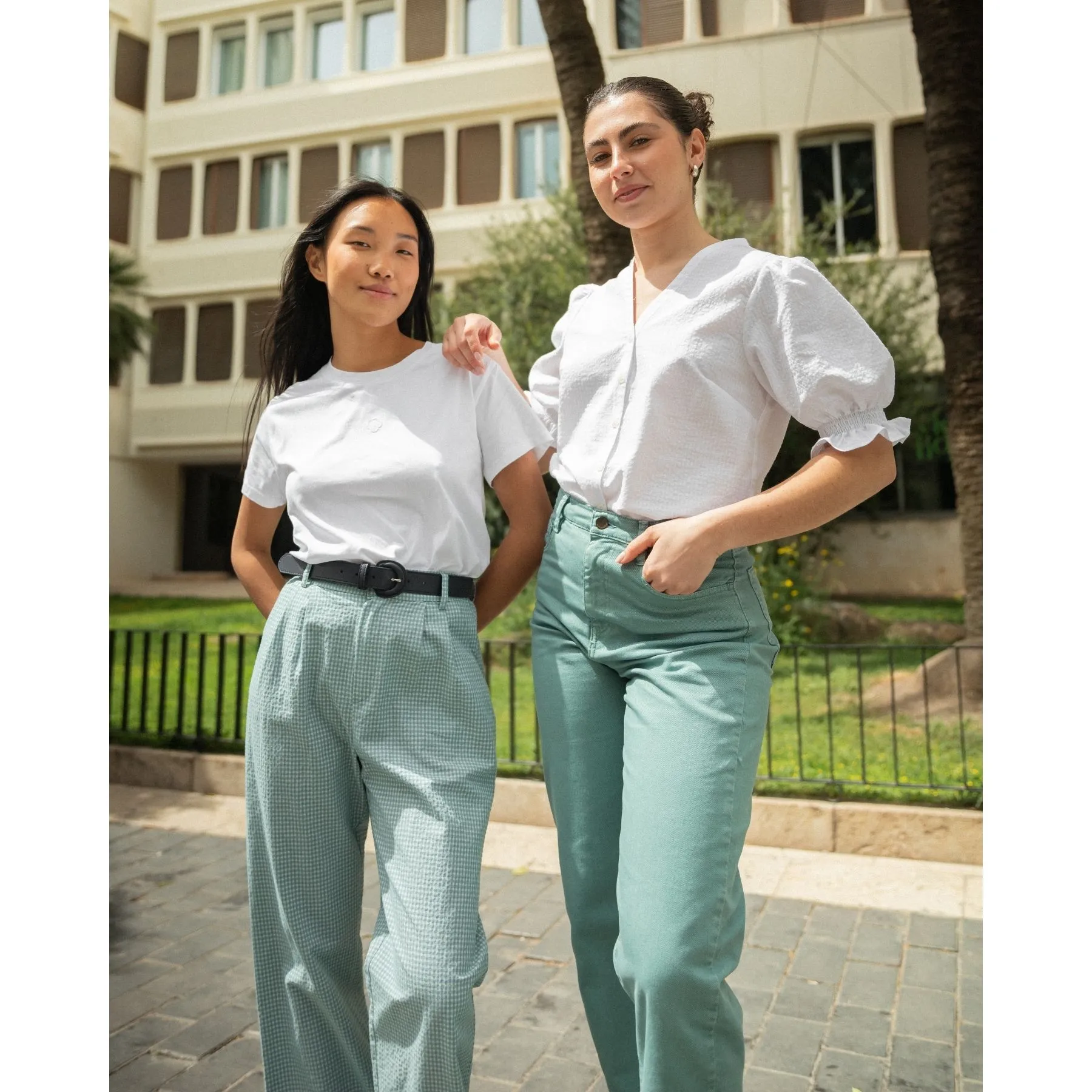 Pantalón Vichy Aguamarina - Imagen 8