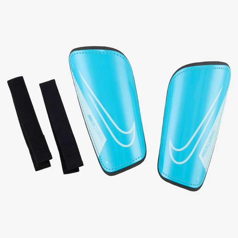 Canilleras Nike Mercurial Hardshell Celeste Adulto