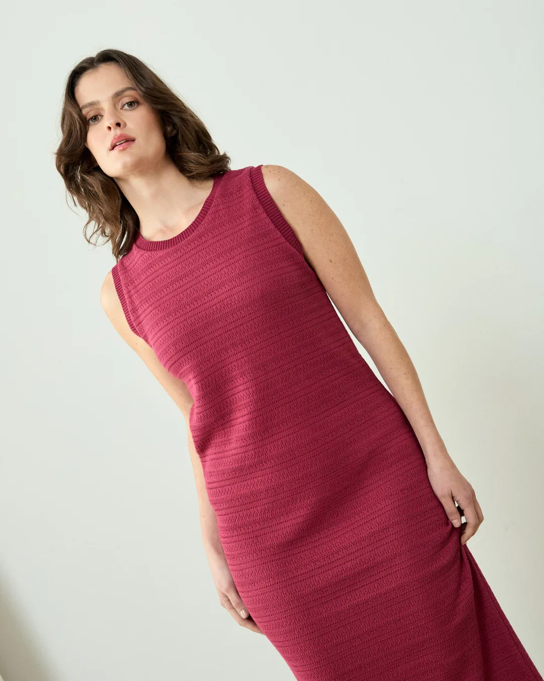 Vestido Helena Burdeos