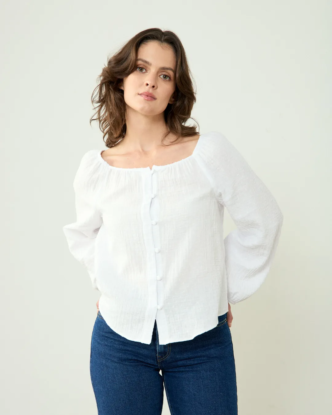 Blusa Teresa Blanca