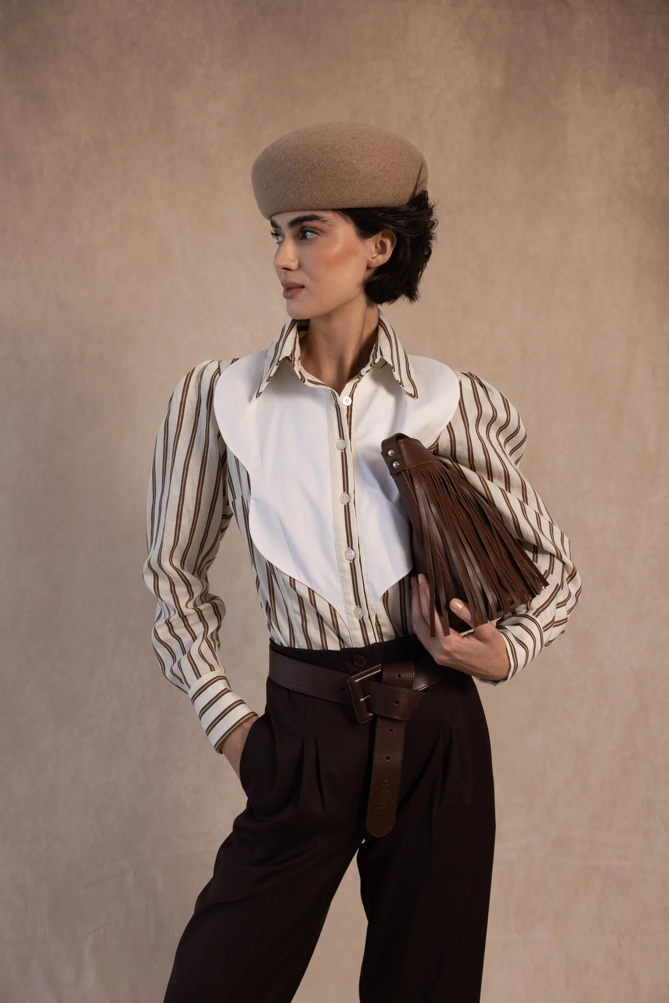 PANTALON ANGELINA MARRON - Imagen 5