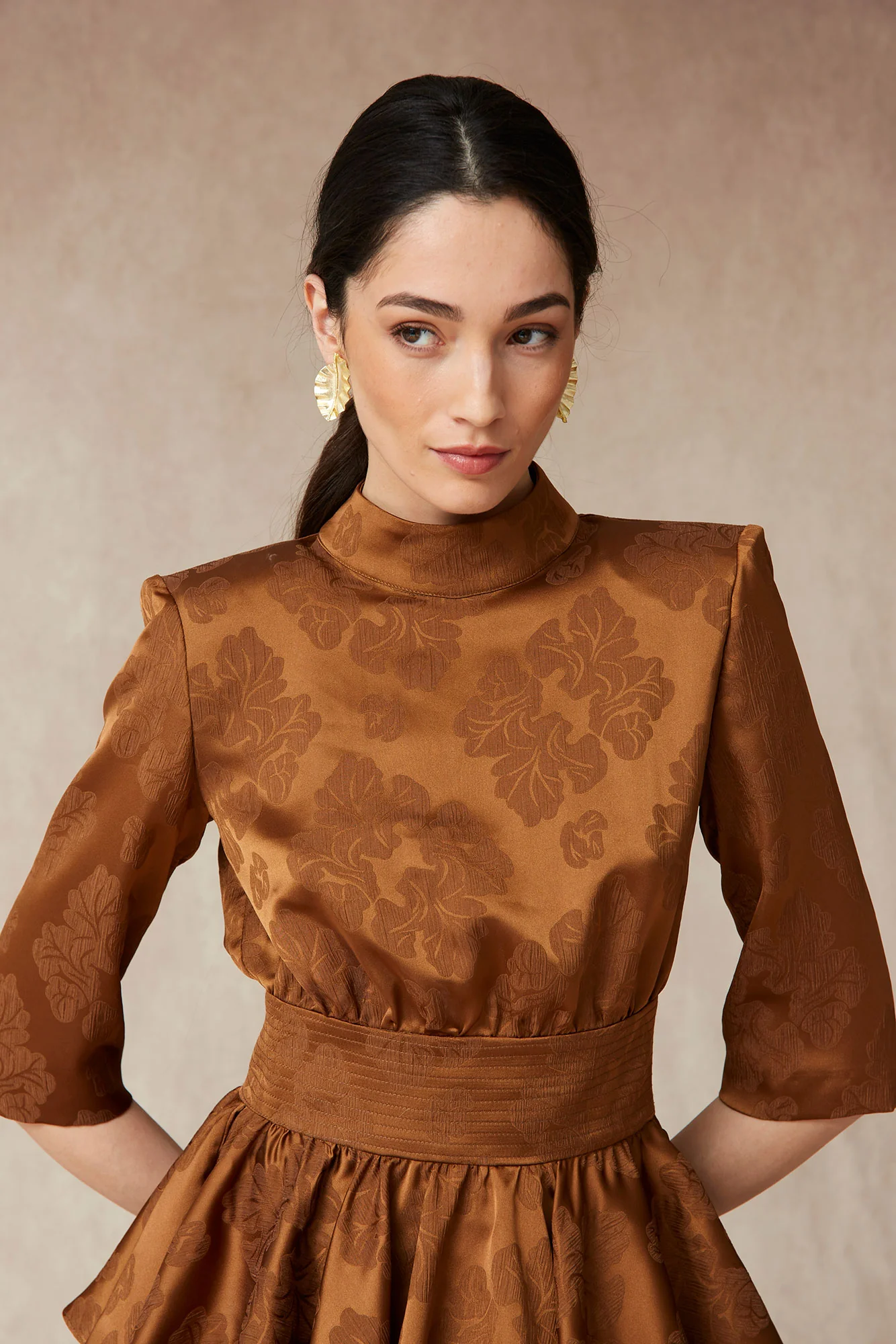 TOP ANCARA MARRON - Imagen 4