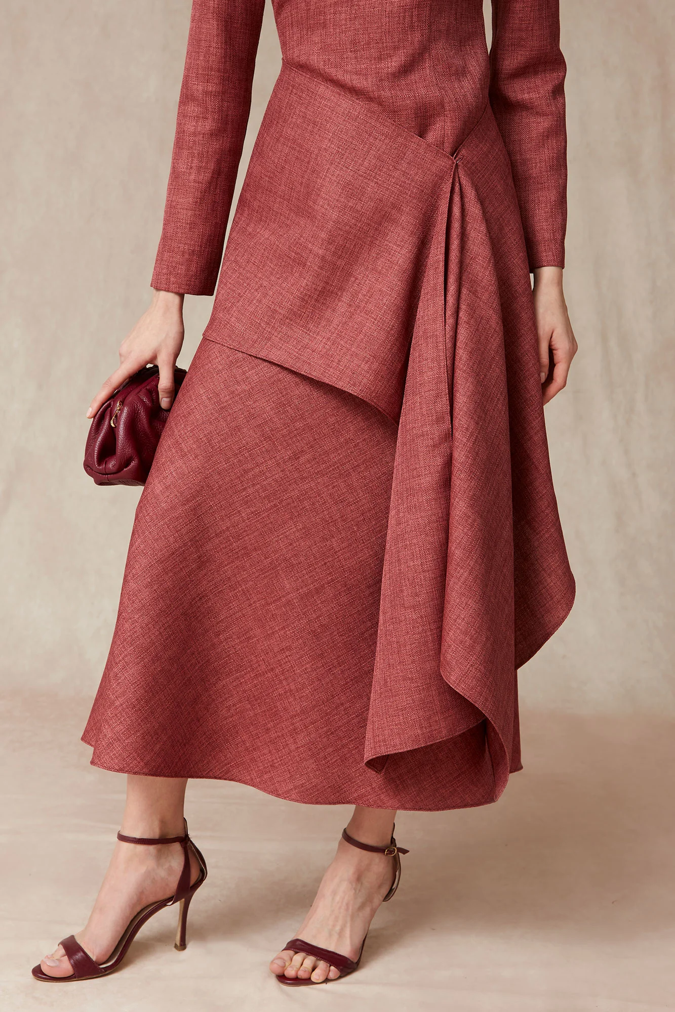 BOLSO MANO BURDEOS - Imagen 3