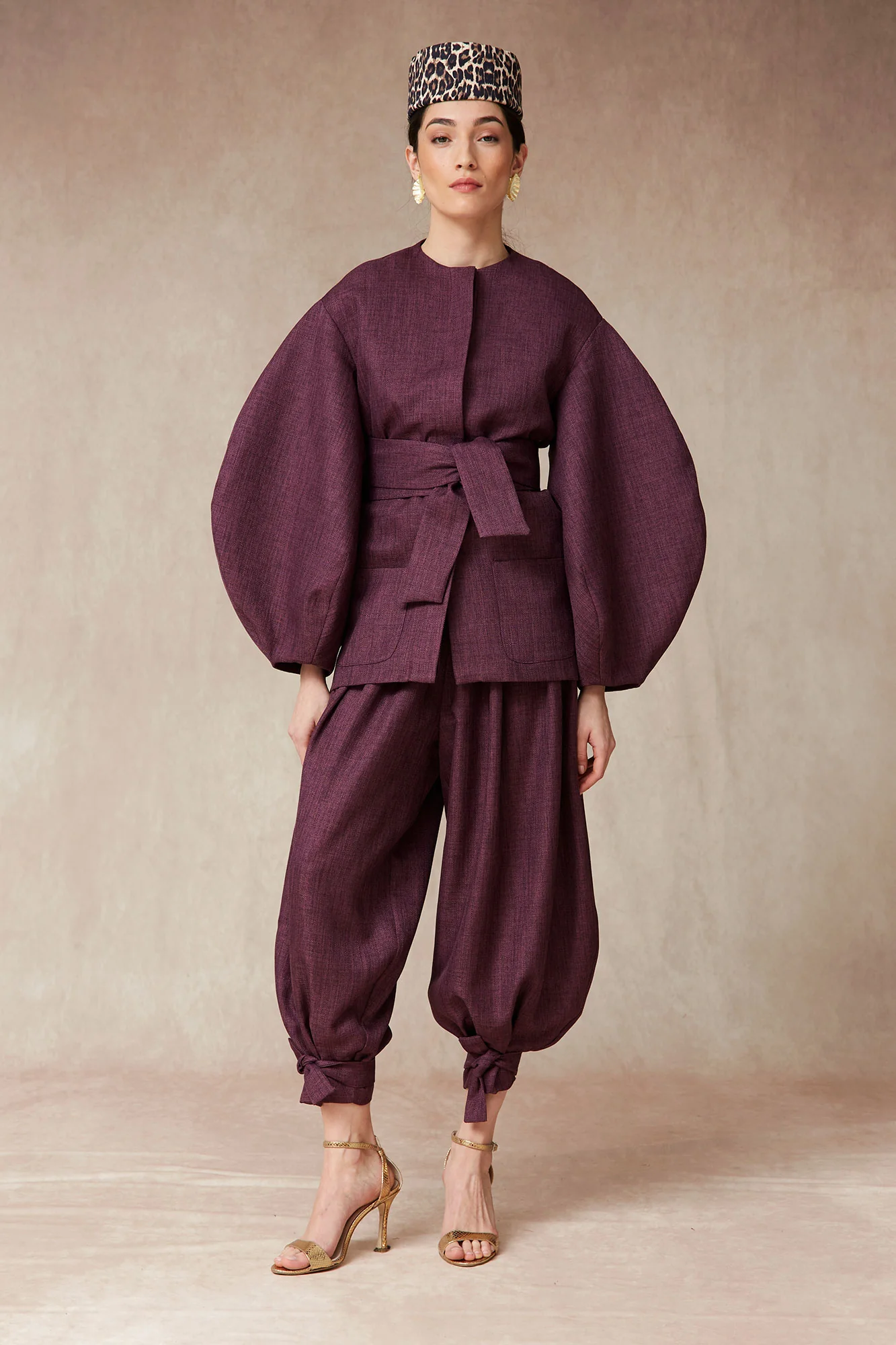 PANTALON BRUNO MORADO