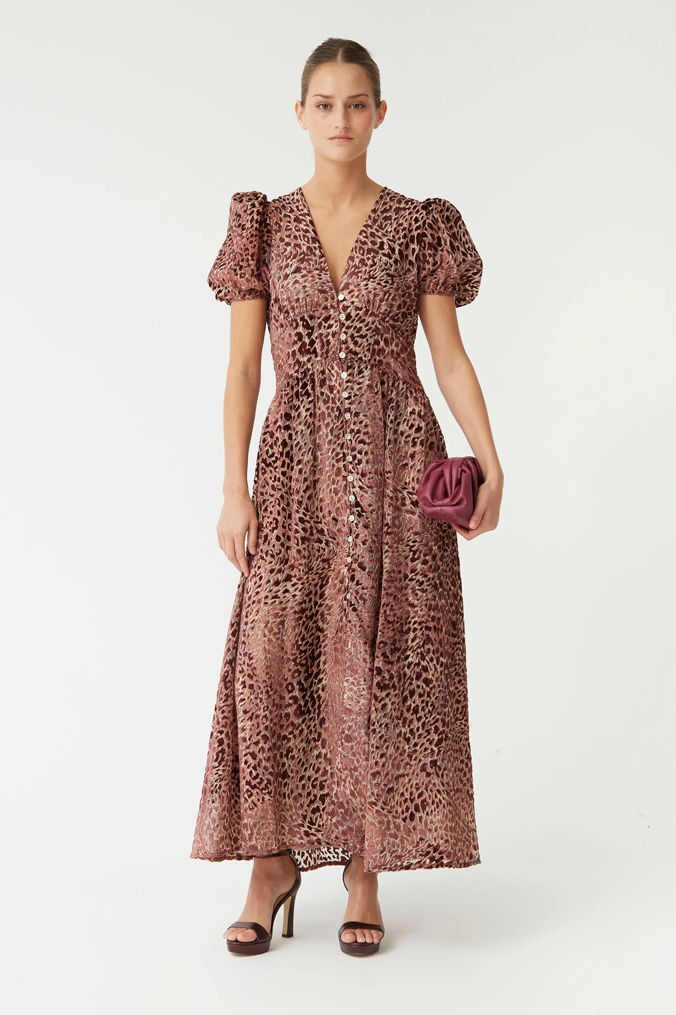 VESTIDO PETRY OU BURDEOS - Imagen 4