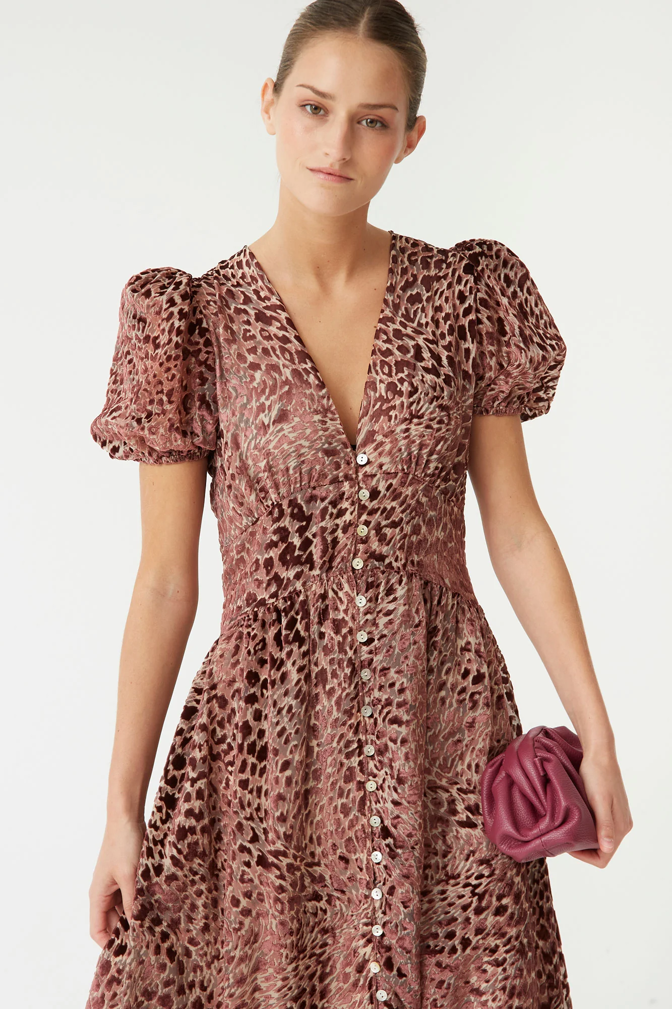 VESTIDO PETRY OU BURDEOS - Imagen 3