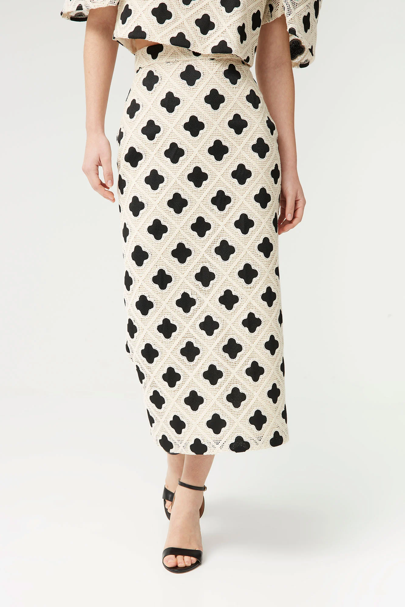 FALDA ANNACHIARA CRUDO/NEGRO