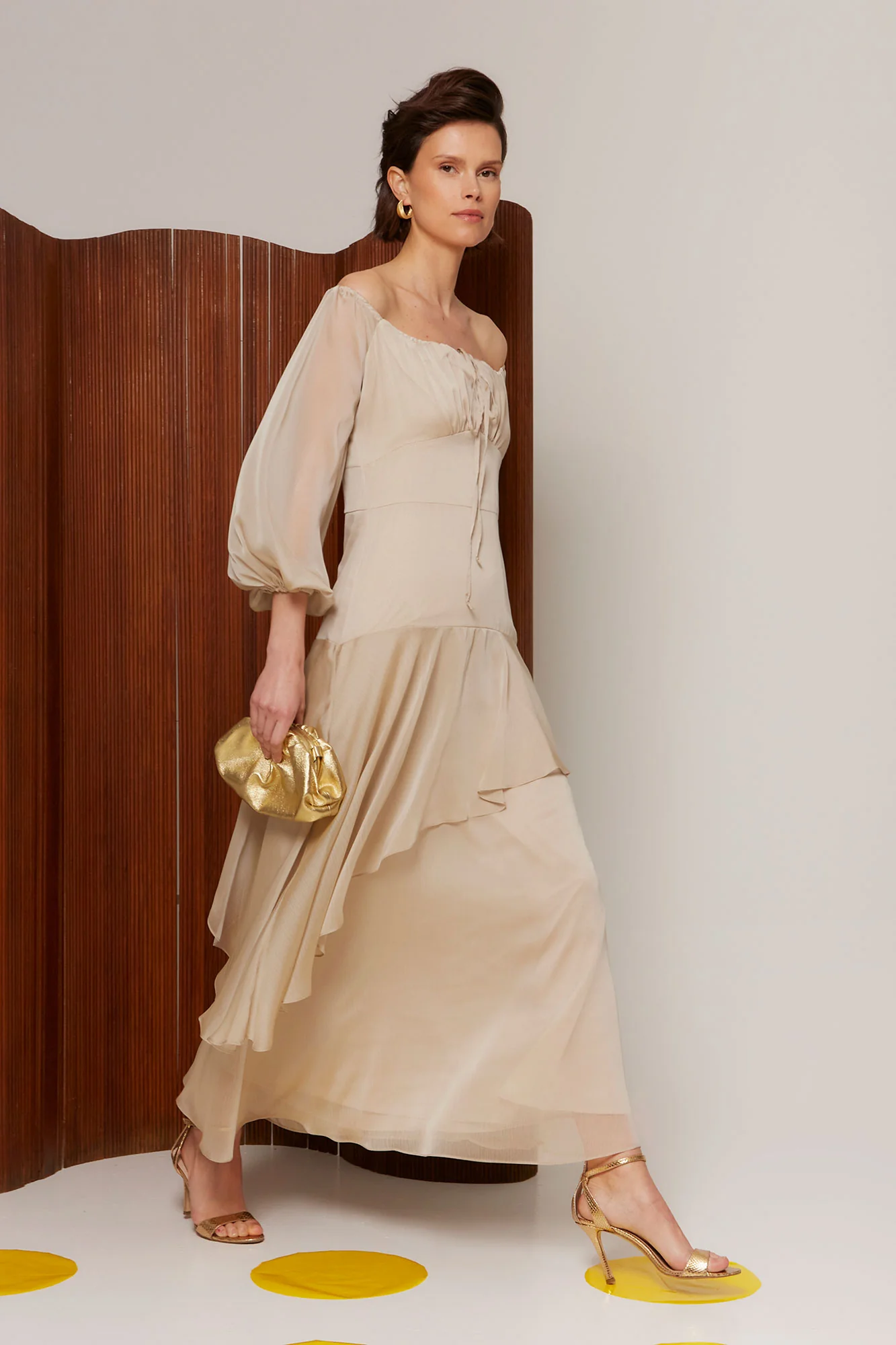 VESTIDO AINHOA BEIGE