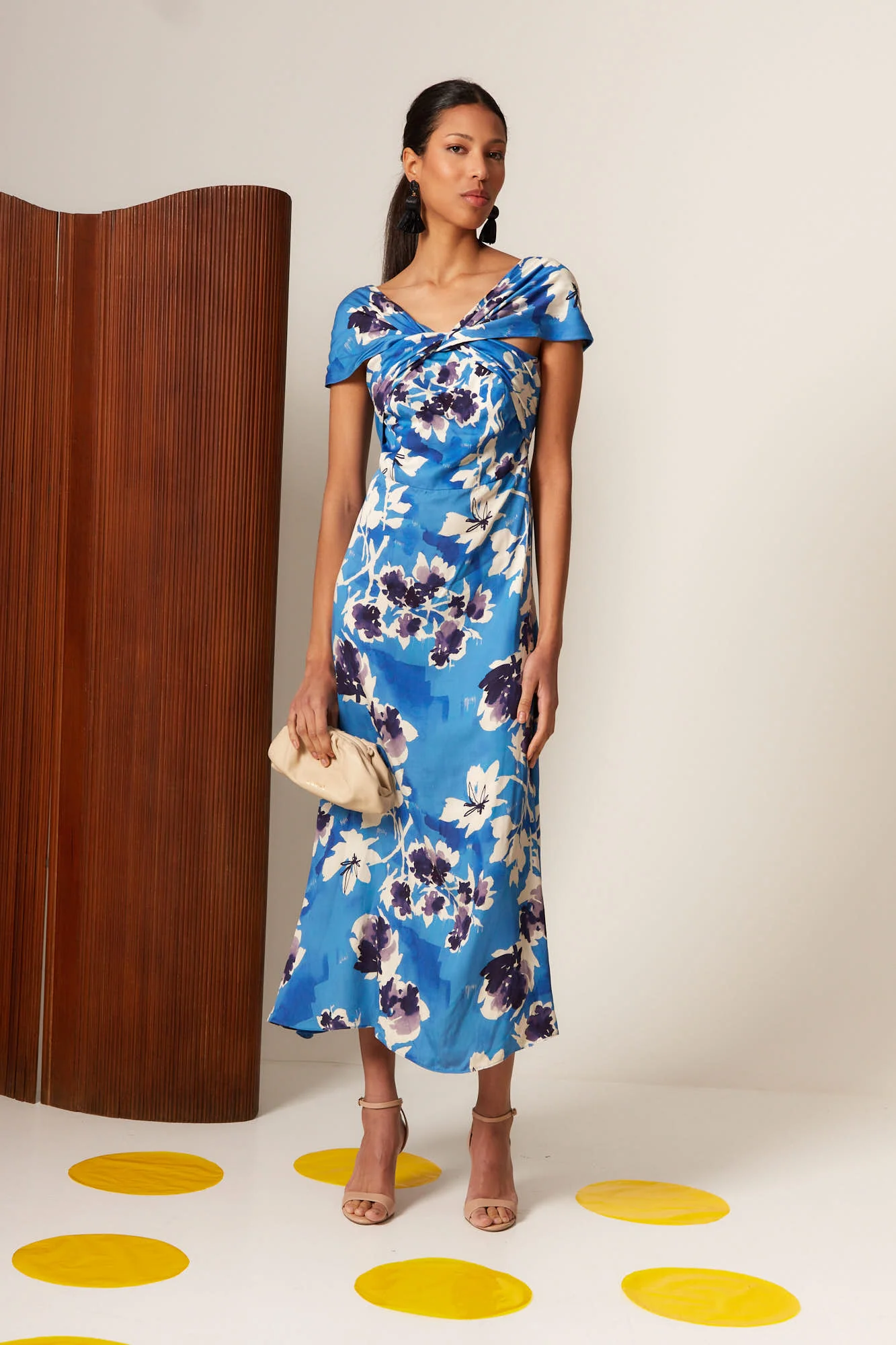 VESTIDO CAMELITA AZUL