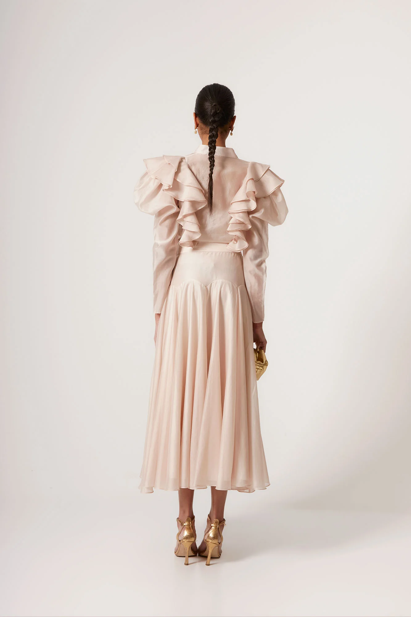 FALDA ELISA BEIGE - Imagen 4