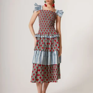 VESTIDO PERLINA FLORES MULTI