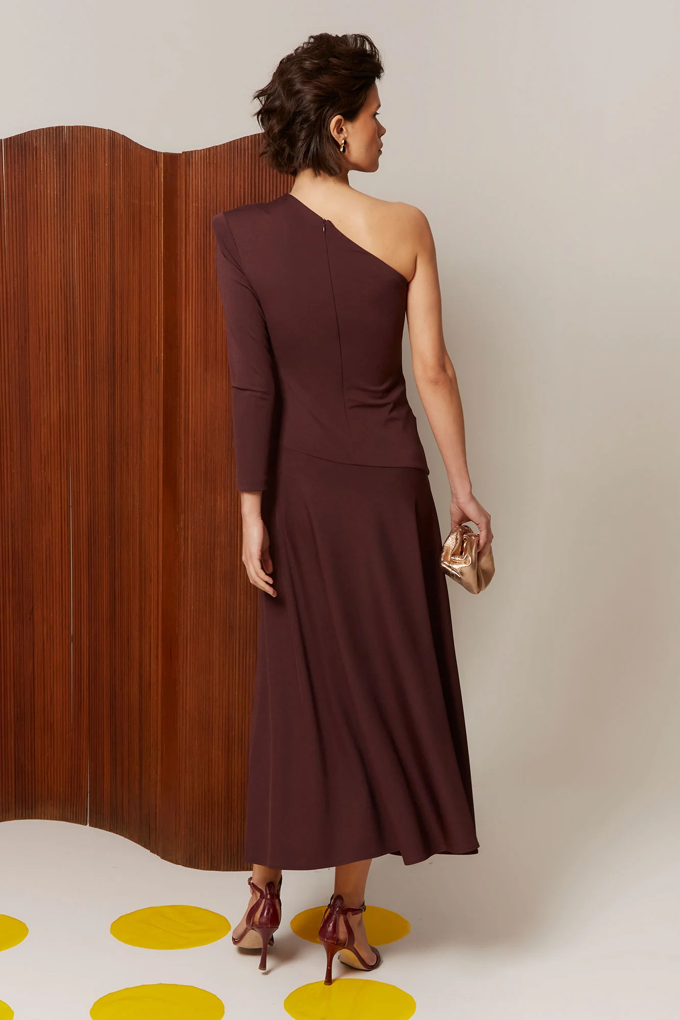 VESTIDO TARIAN GRANATE - Imagen 7