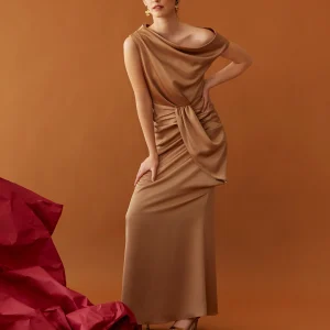 VESTIDO OTILDE CAMEL