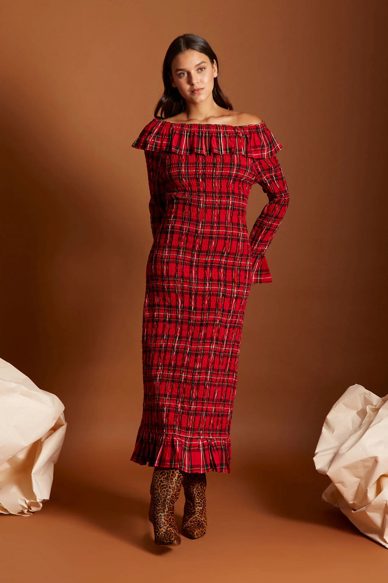 VESTIDO CHARLOTTE ROJO