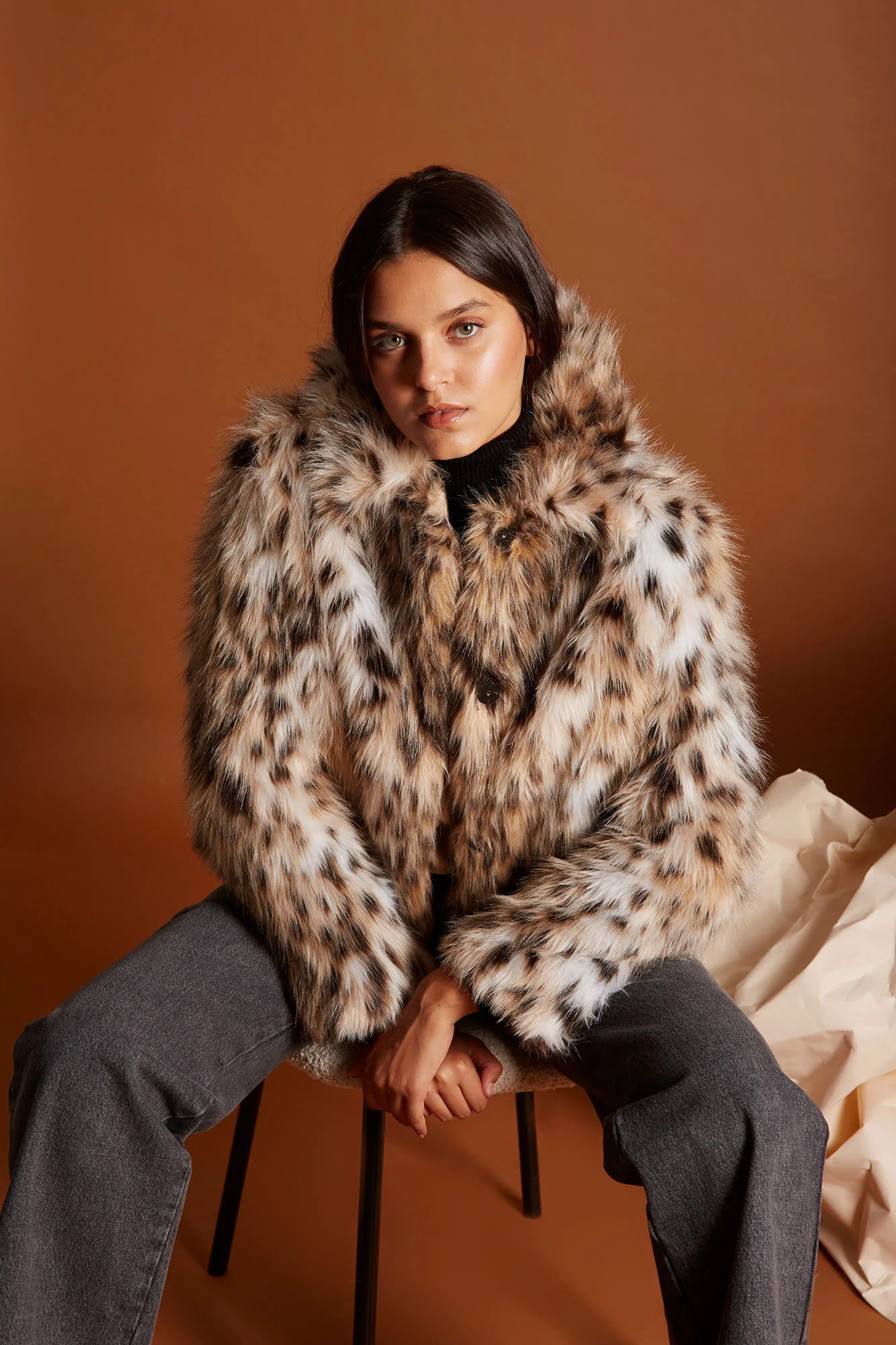 CHAQUETA LENA LEOPARDO