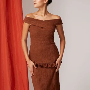 VESTIDO AMADORA MARRON