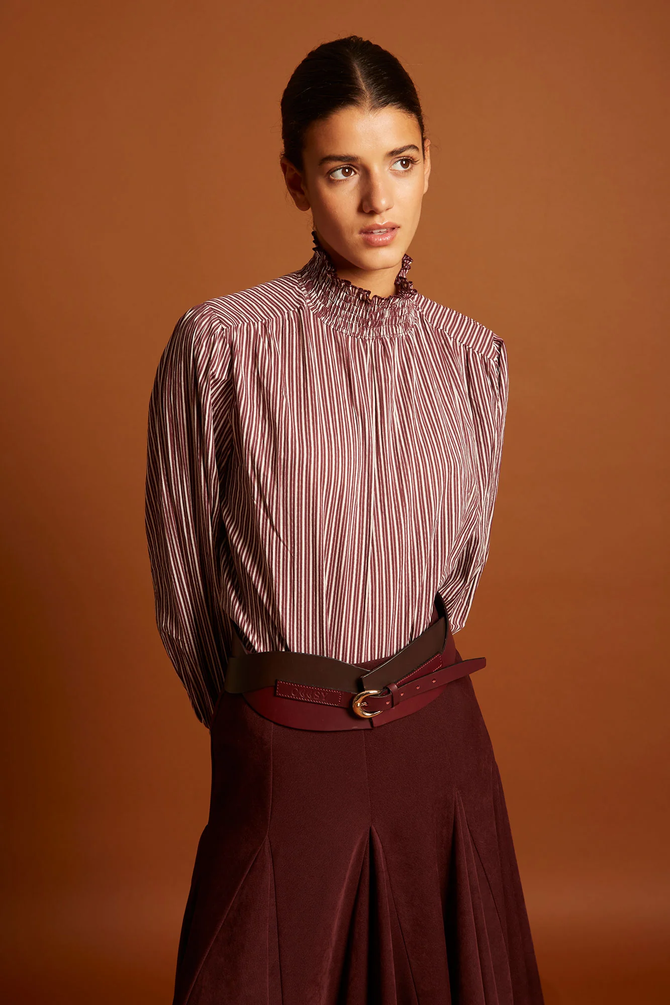 BLUSA CHARLES BURDEOS