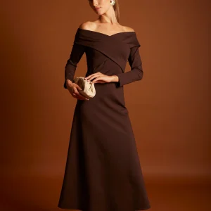 VESTIDO LORIA CHOCOLATE