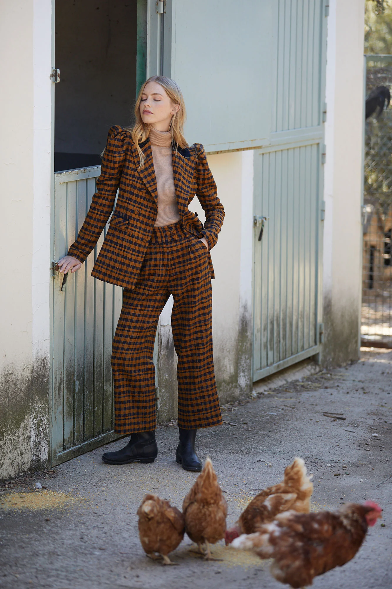 PANTALON BASSA MOSTAZA