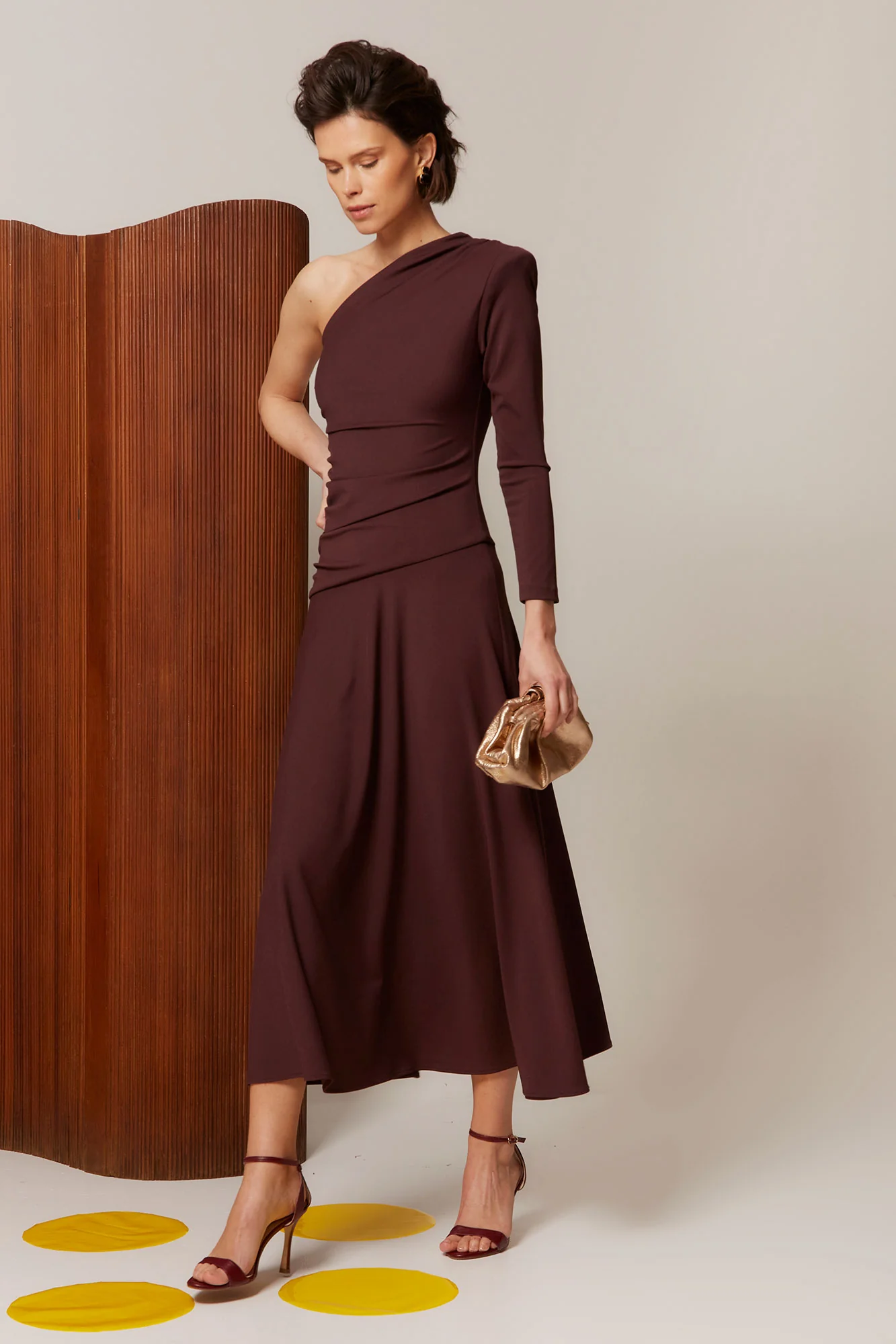 VESTIDO TARIAN GRANATE