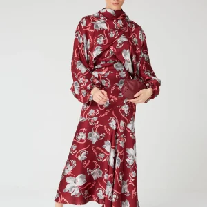 VESTIDO RUTH GRANATE