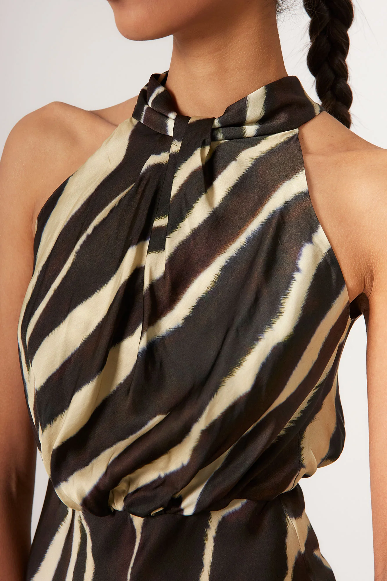 VESTIDO CELIA MARRON - Imagen 5