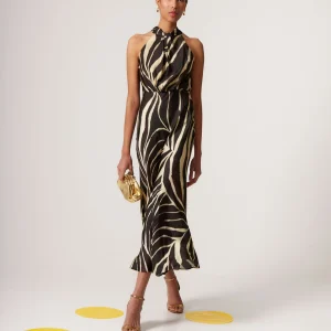 VESTIDO CELIA MARRON