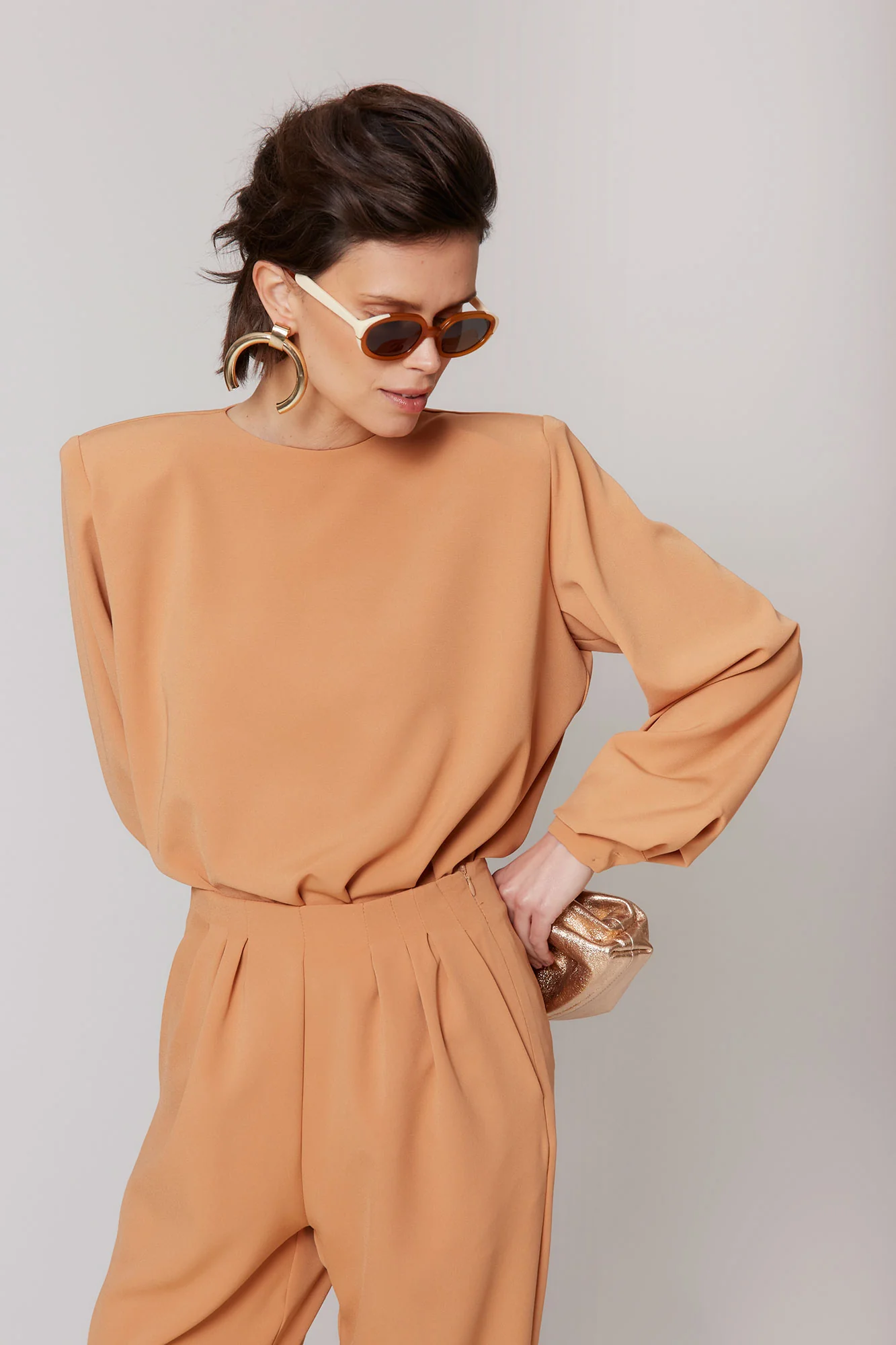 BLUSA ENEKO CAMEL