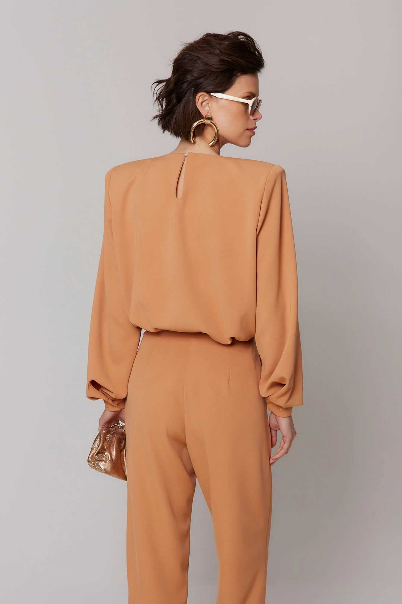 BLUSA ENEKO CAMEL - Imagen 4