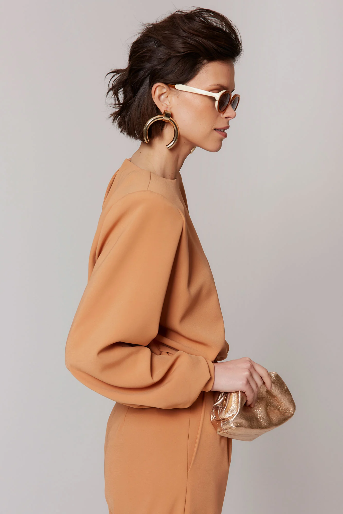 BLUSA ENEKO CAMEL - Imagen 5