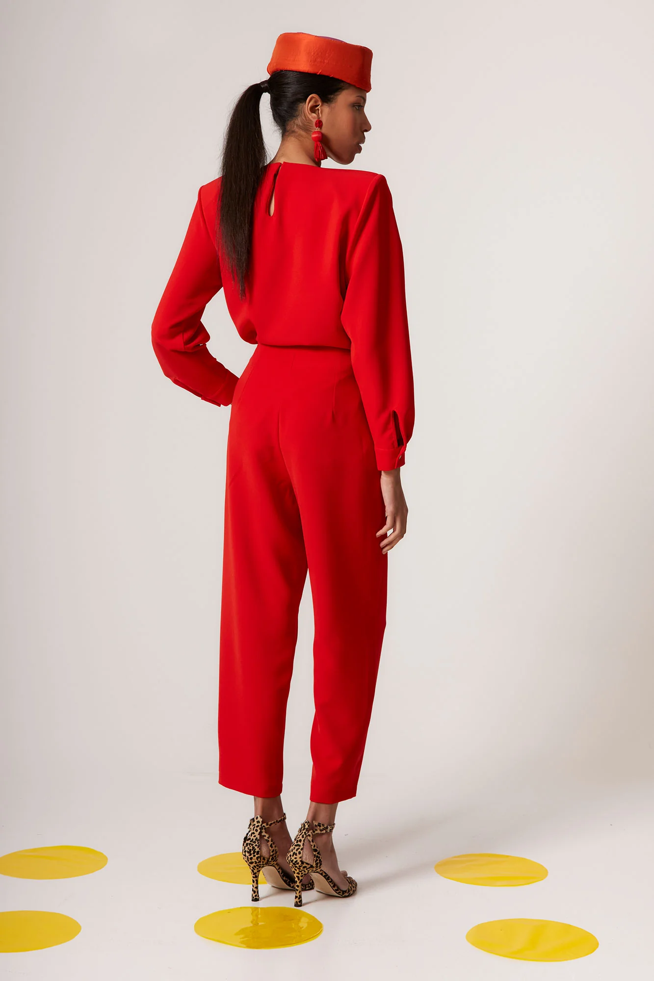 PANTALON ENEKO ROJO - Imagen 4