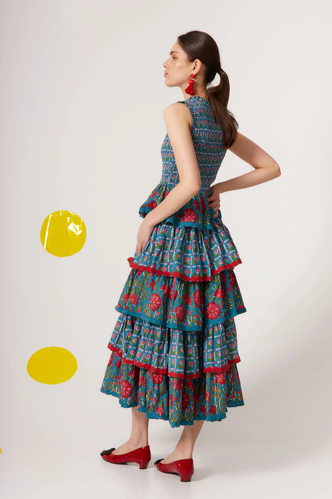 VESTIDO ORLANE AZUL - Imagen 5