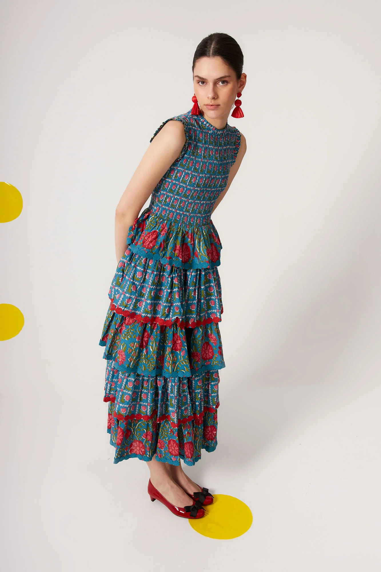 VESTIDO ORLANE AZUL - Imagen 6