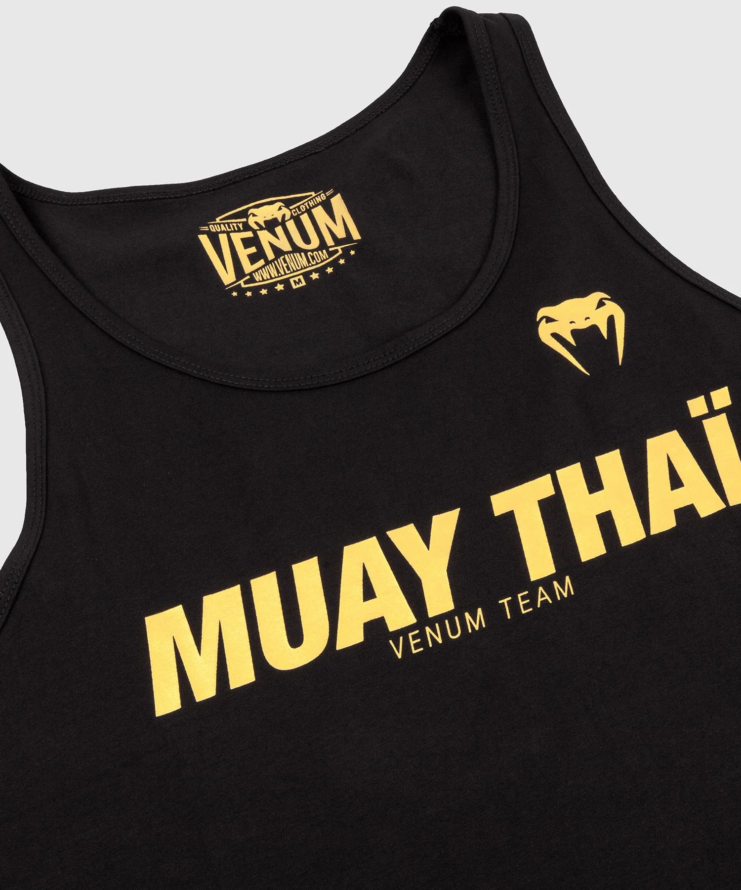 Camiseta sin mangas Venum Muay Thai VT Negro-Oro - Imagen 5