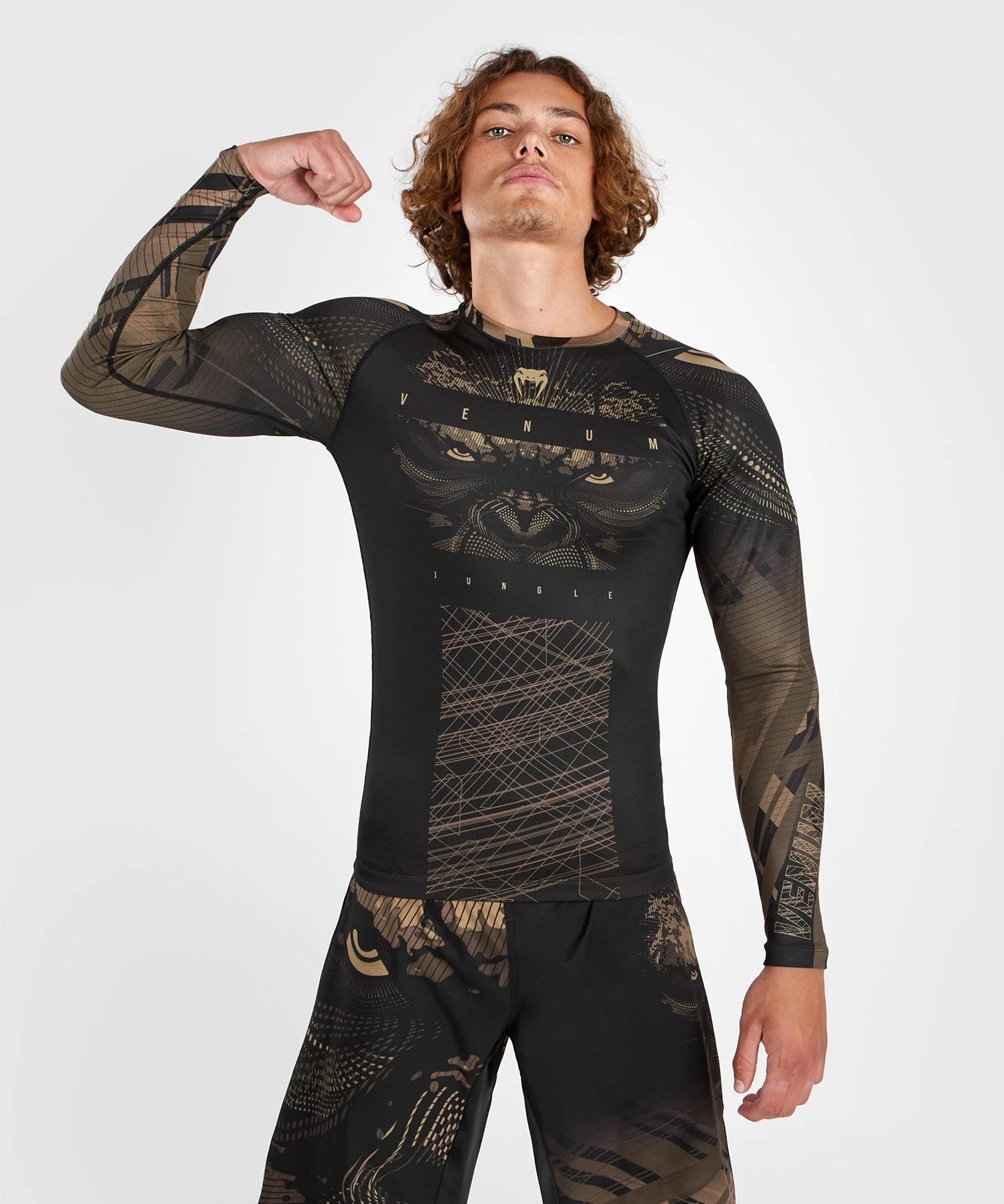 Rashguard Venum Gorilla Jungle manga larga
