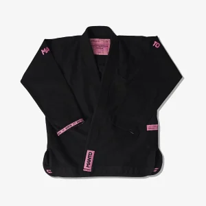 BJJ Gi Manto Rise 2.0 Negro-rosa