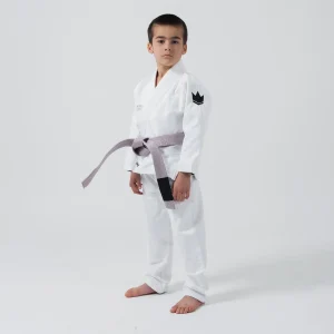 BJJ Gi niño Kingz Kore V2 IBJJF Blanco