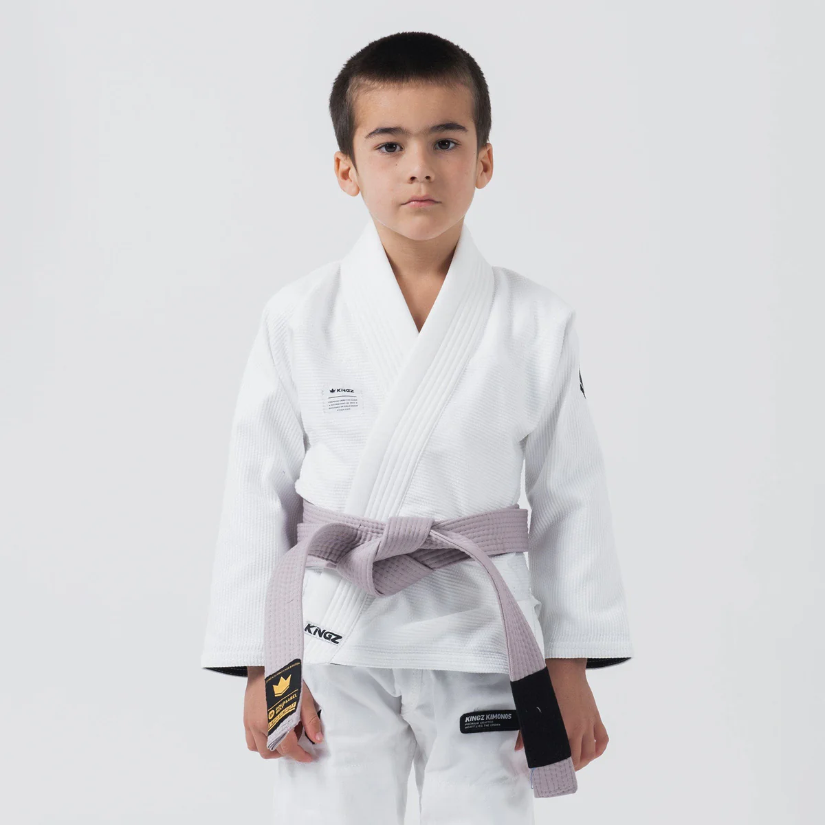 BJJ Gi niño Kingz Kore V2 IBJJF Blanco - Imagen 8
