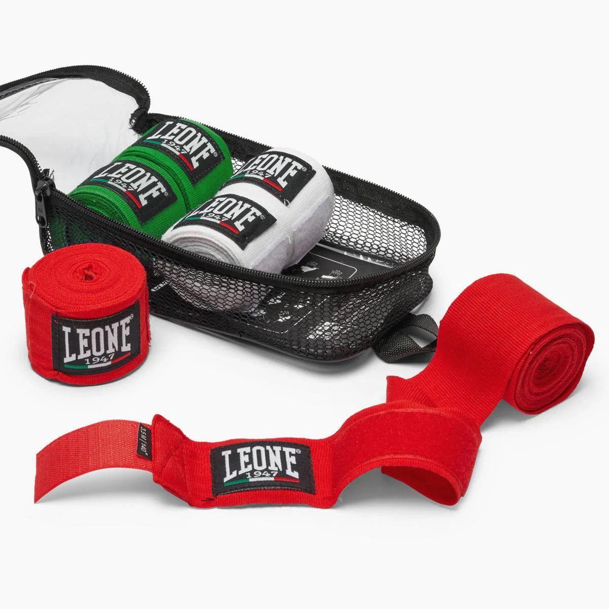 Vendas de boxeo Leone 3 Pack Italia AB705P - Imagen 4