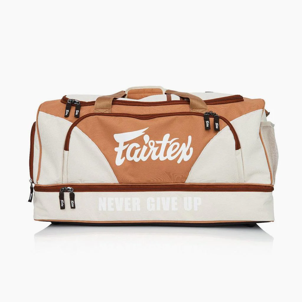 Bolso de gimnasio Fairtex BAG2 Caqui-naranja - Imagen 3