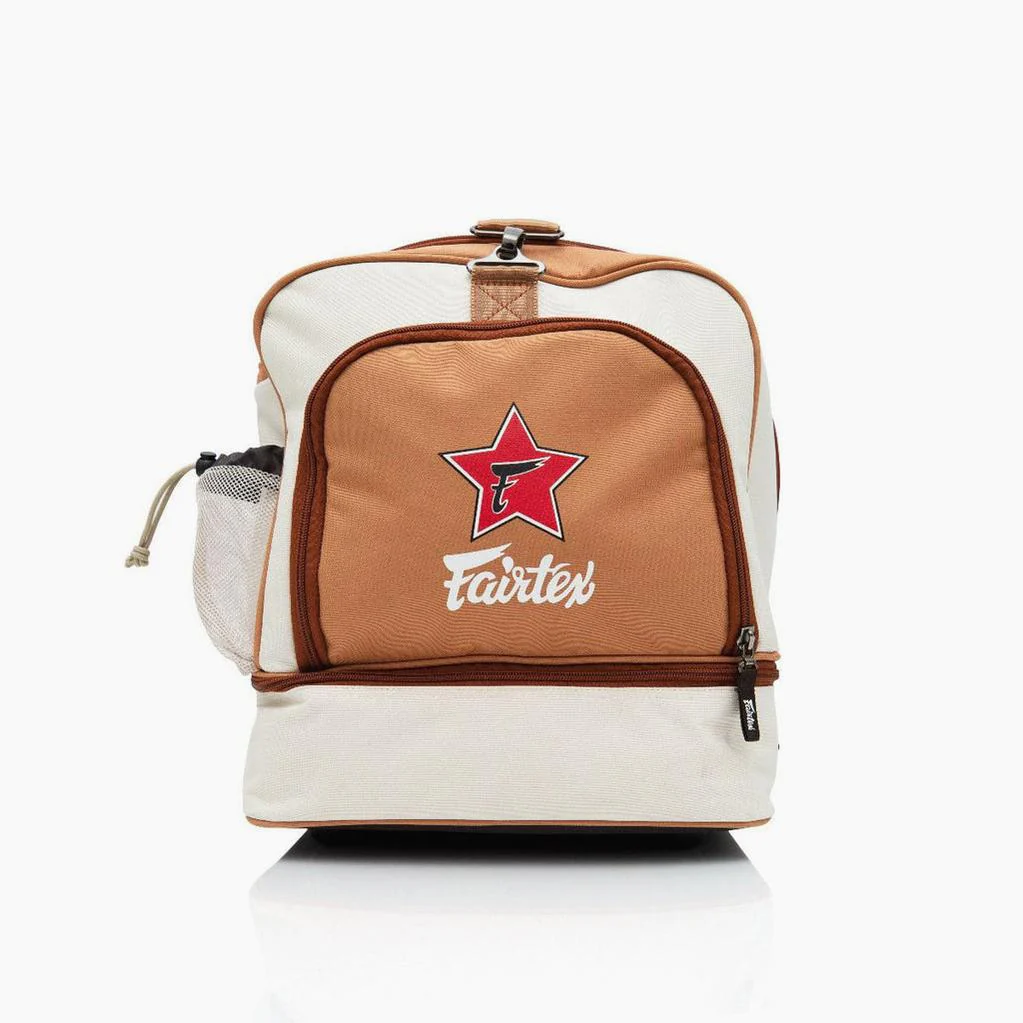 Bolso de gimnasio Fairtex BAG2 Caqui-naranja - Imagen 4