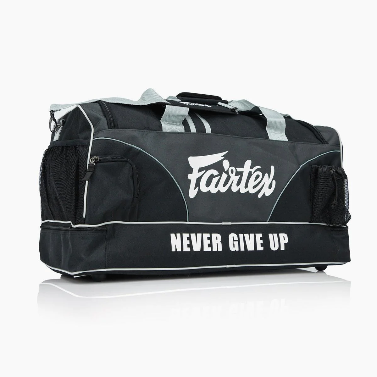 Bolso de gimnasio Fairtex BAG2 Negro-gris