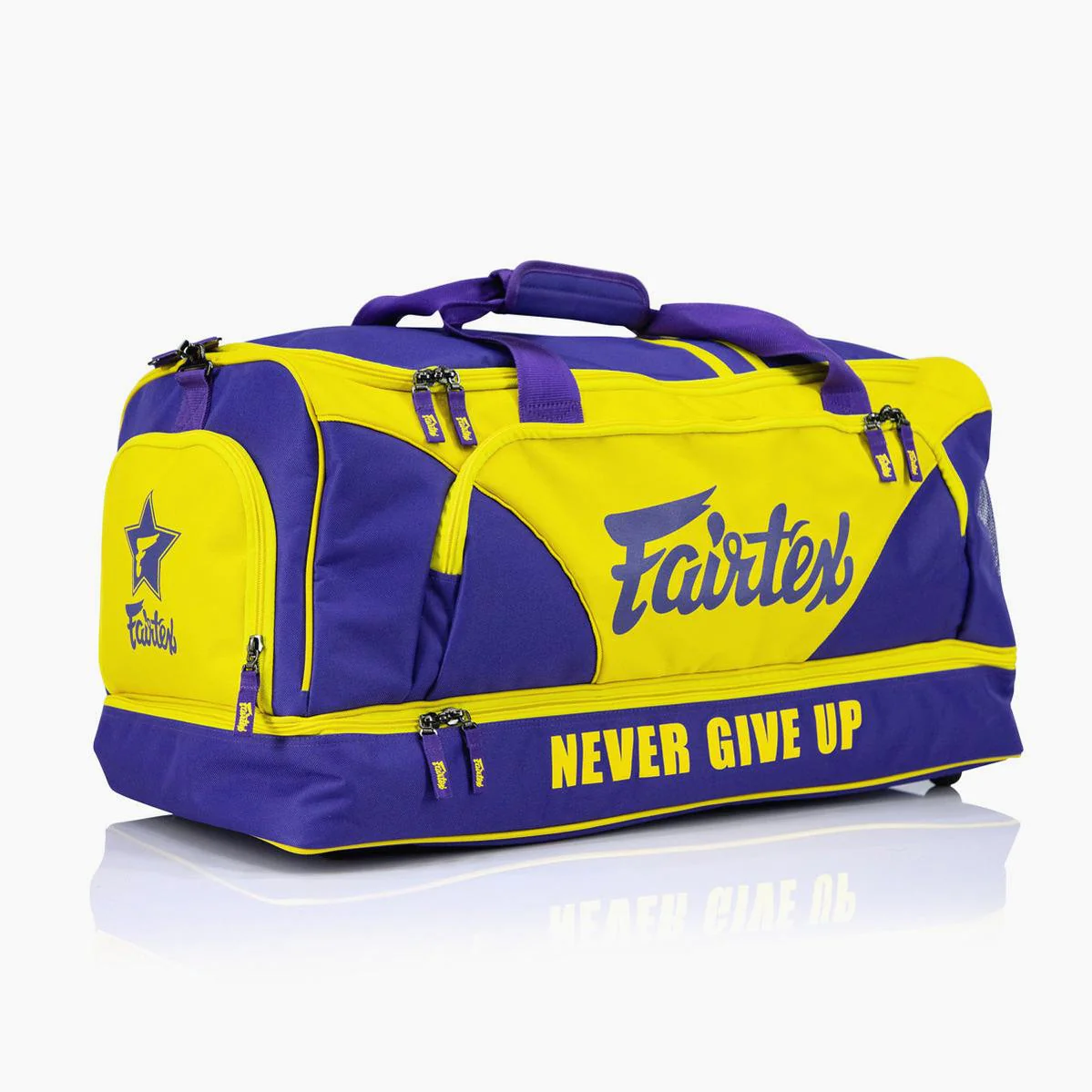 Bolso de gimnasio Fairtex BAG2 Violeta-amarillo