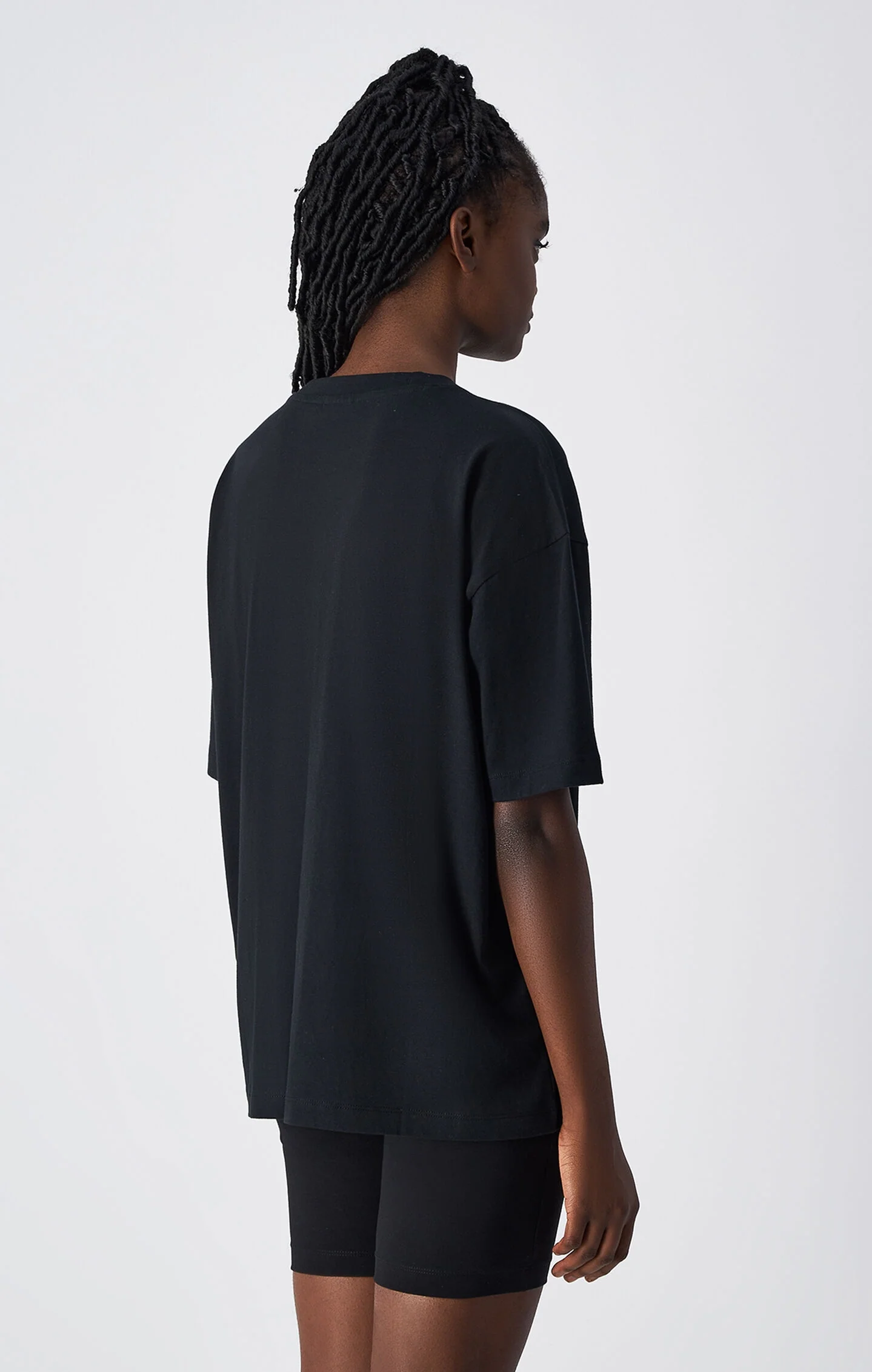 Women's Oversized Fit Light Short Sleeve Tee Icons - Imagen 4