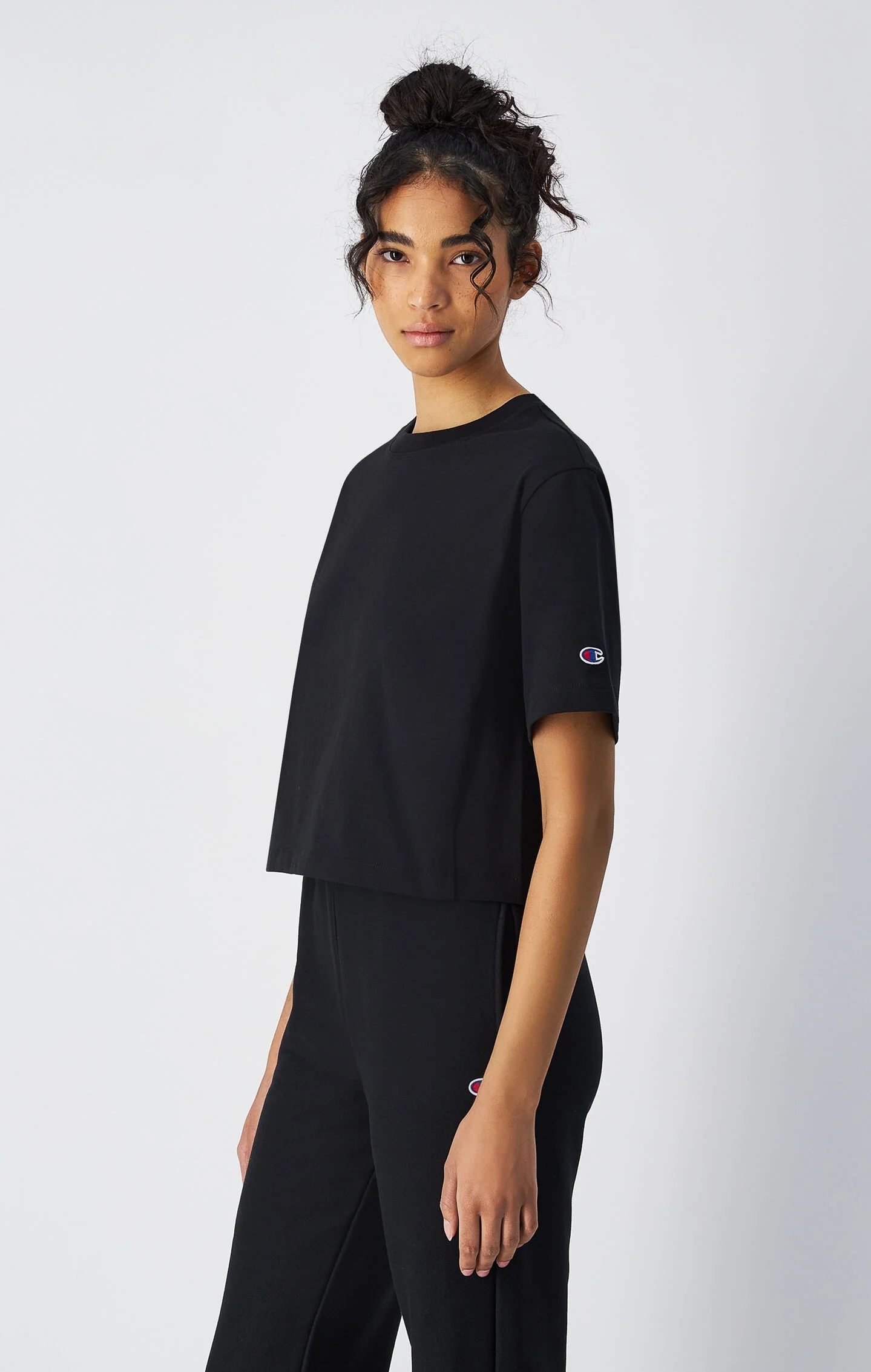 Cropped Women’s T-Shirt in Heavy Cotton Jersey