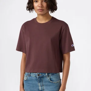 Cropped Women's T-Shirt in Heavy Cotton Jersey