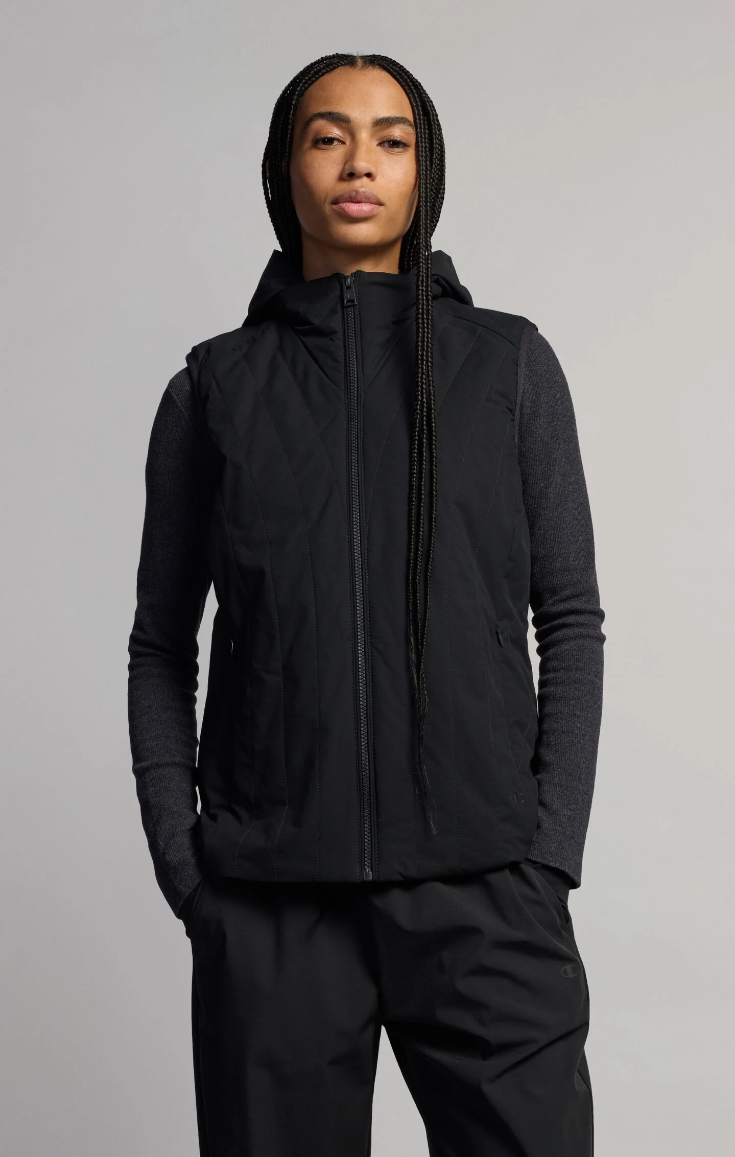 Women's Outdoor Hooded Vest - Imagen 3