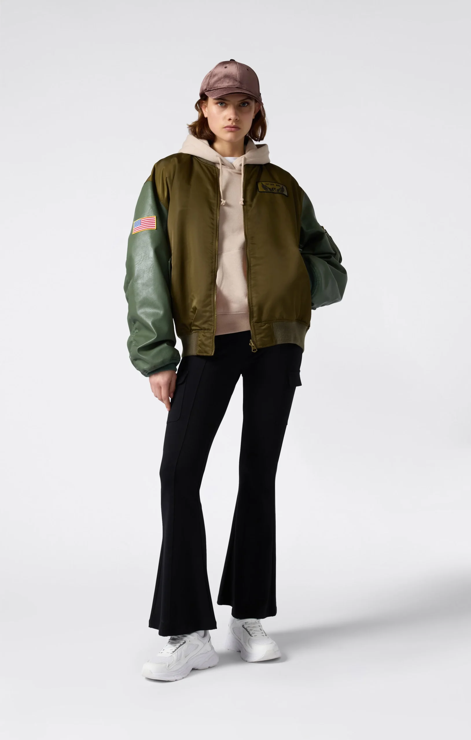 Women’s Fleece Hoodie Icons - Imagen 3