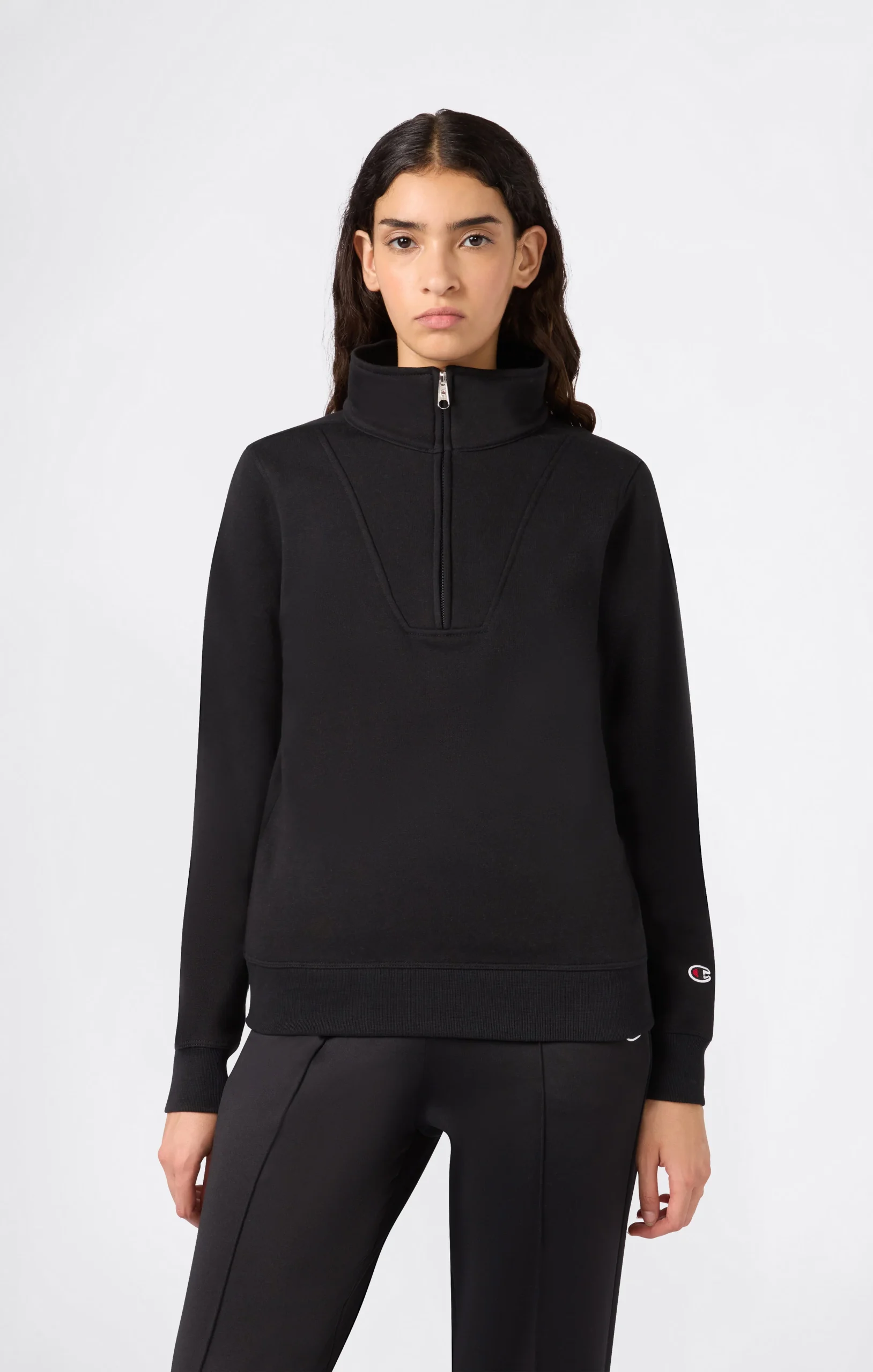 Women’s Half Zip Fleece Sweatshirt Icons
