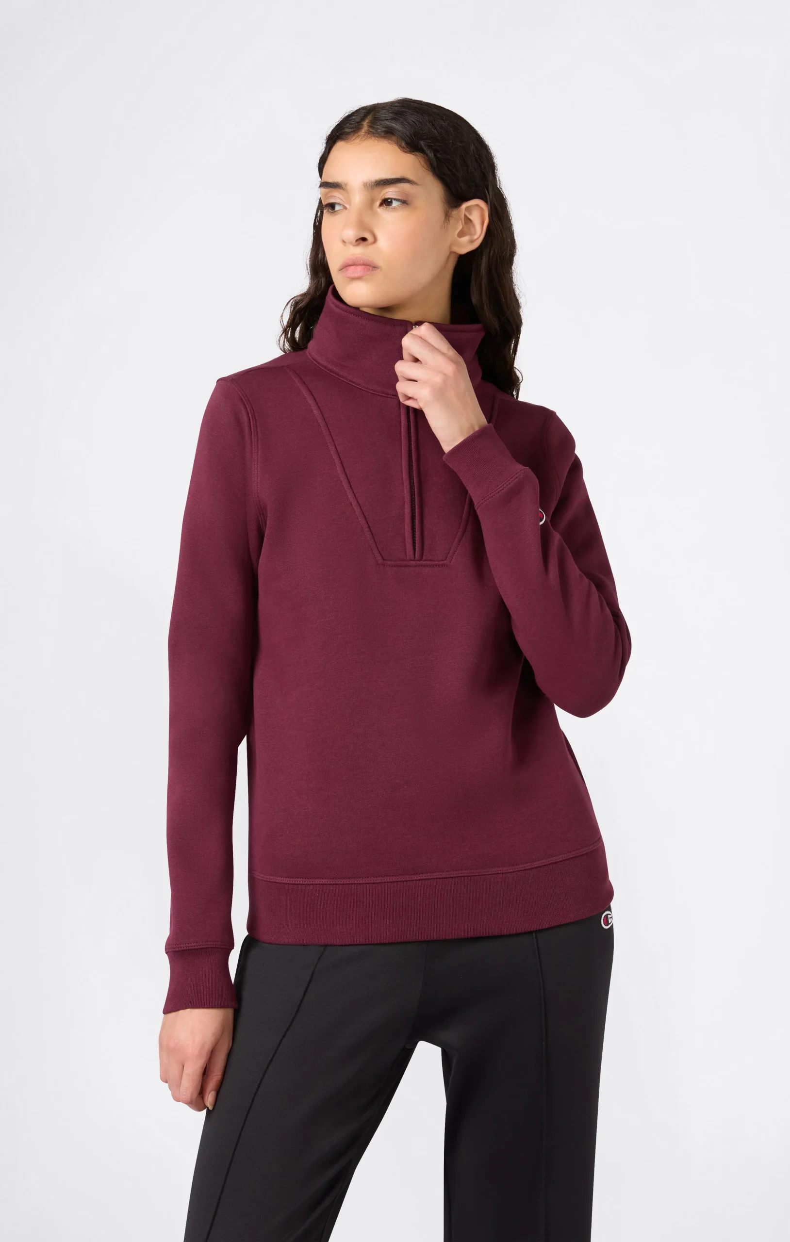 Women’s Half Zip Fleece Sweatshirt Icons